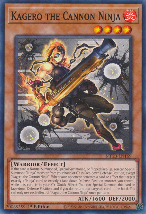 Kagero the Cannon Ninja [MP23-EN169] Common | Card Merchant Takapuna
