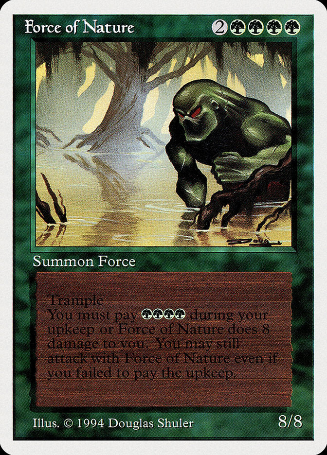Force of Nature [Summer Magic / Edgar] | Card Merchant Takapuna