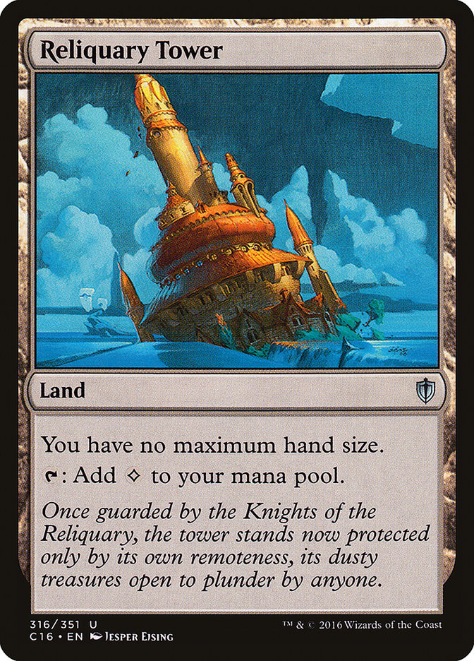Reliquary Tower [Commander 2016] | Card Merchant Takapuna