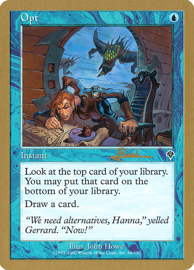 Opt (Antoine Ruel) [World Championship Decks 2001] | Card Merchant Takapuna