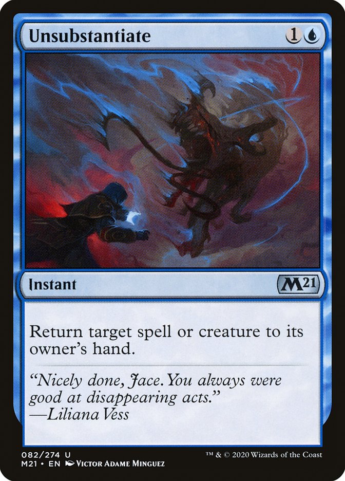 Unsubstantiate [Core Set 2021] | Card Merchant Takapuna