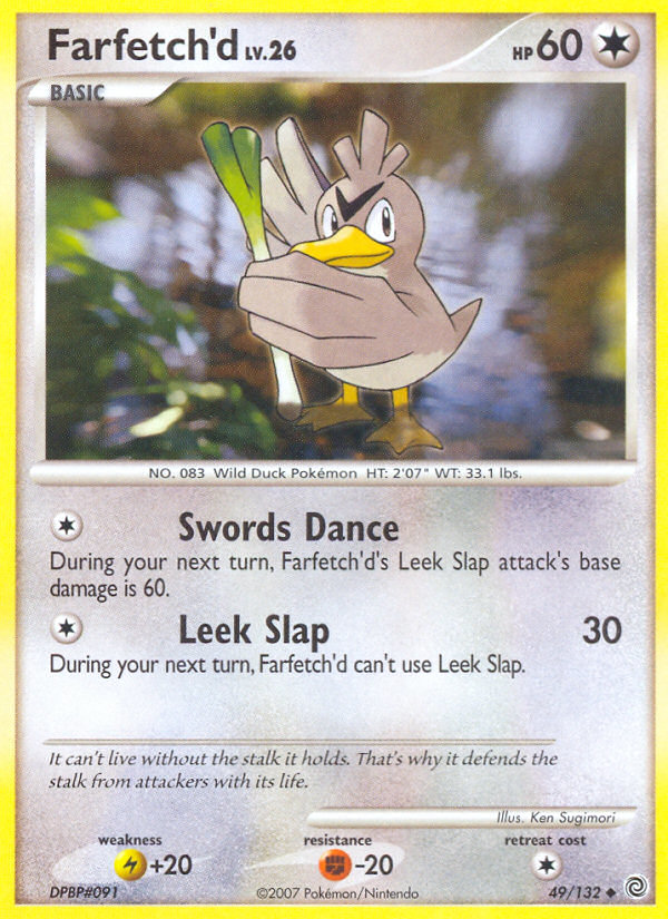 Farfetch'd (49/132) [Diamond & Pearl: Secret Wonders] | Card Merchant Takapuna
