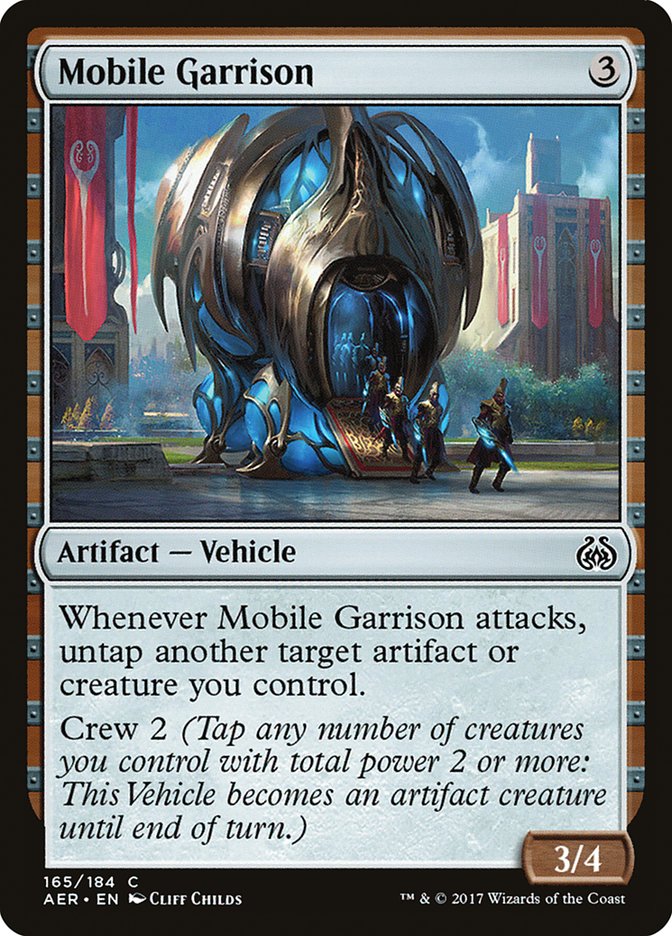 Mobile Garrison [Aether Revolt] | Card Merchant Takapuna