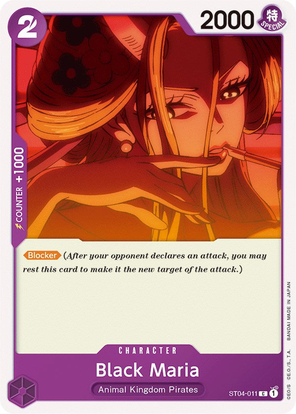 Black Maria [Starter Deck: Animal Kingdom Pirates] | Card Merchant Takapuna