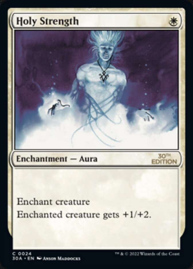 Holy Strength [30th Anniversary Edition] | Card Merchant Takapuna