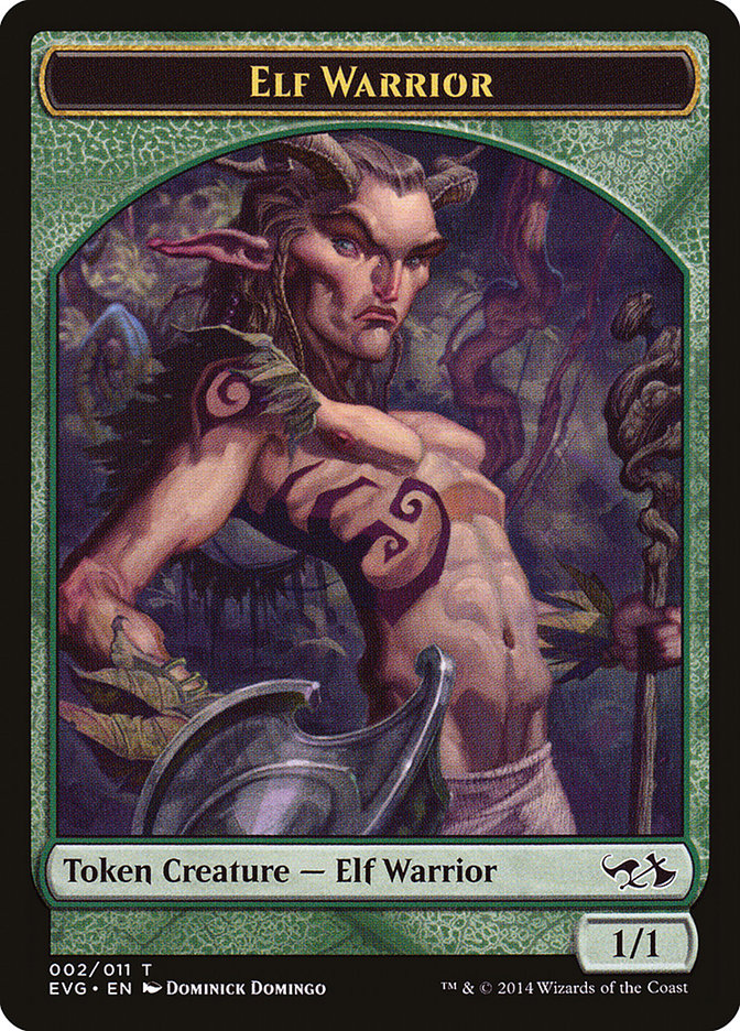 Elf Warrior Token (Elves vs. Goblins) [Duel Decks Anthology Tokens] | Card Merchant Takapuna