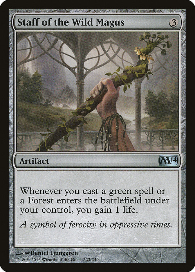 Staff of the Wild Magus [Magic 2014] | Card Merchant Takapuna