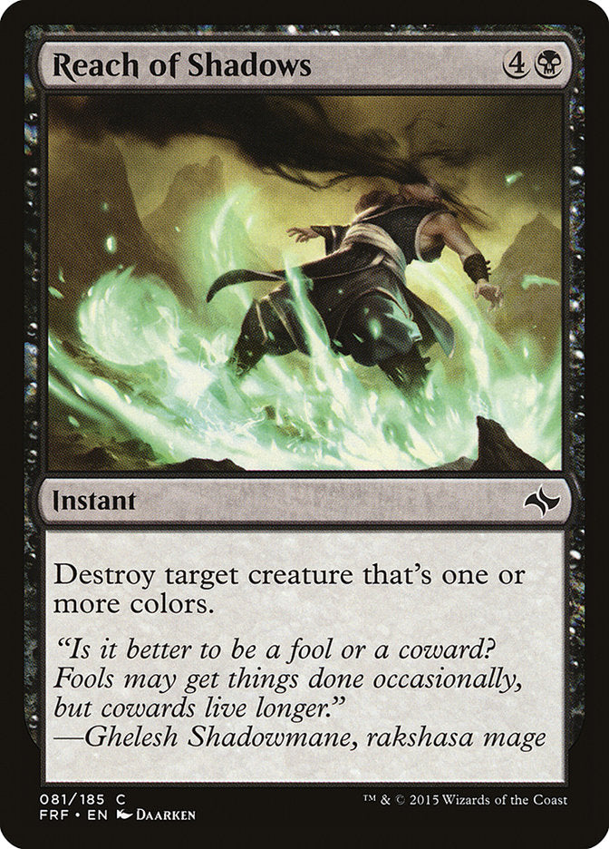 Reach of Shadows [Fate Reforged] | Card Merchant Takapuna