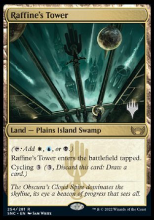 Raffine's Tower (Promo Pack) [Streets of New Capenna Promos] | Card Merchant Takapuna