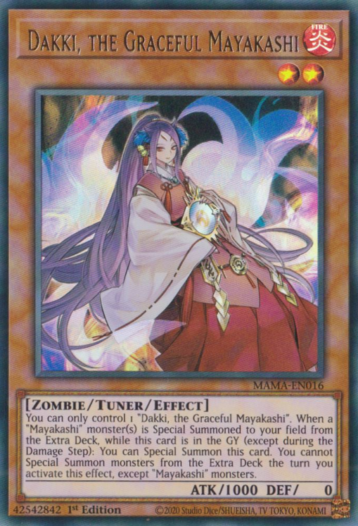 Dakki, the Graceful Mayakashi [MAMA-EN016] Ultra Rare | Card Merchant Takapuna