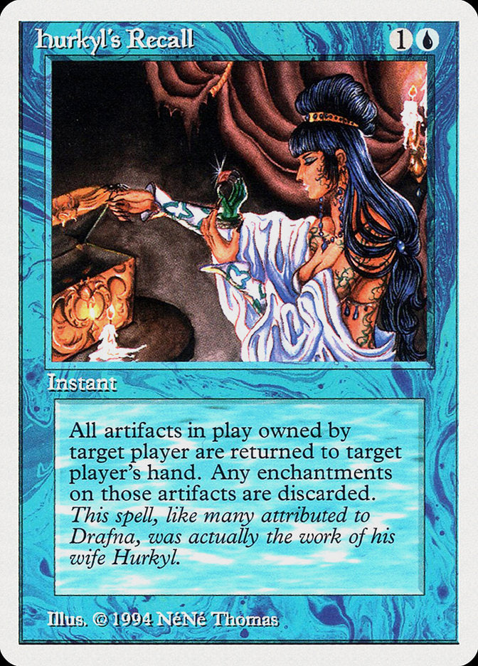 Hurkyl's Recall [Summer Magic / Edgar] | Card Merchant Takapuna