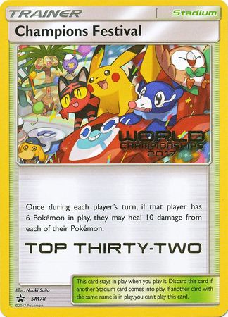 Champions Festival(SM78) (2017 Top Thirty Two) [Sun & Moon: Black Star Promos] | Card Merchant Takapuna