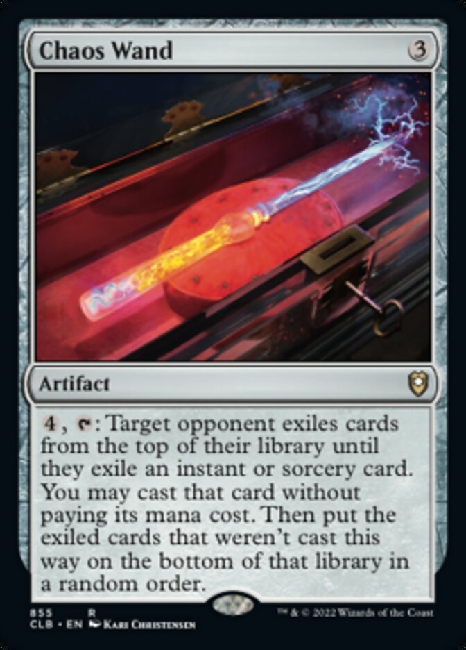 Chaos Wand [Commander Legends: Battle for Baldur's Gate] | Card Merchant Takapuna