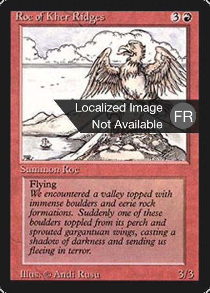 Roc of Kher Ridges [Foreign Black Border] | Card Merchant Takapuna