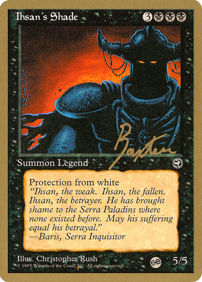Ihsan's Shade (George Baxter) (SB) [Pro Tour Collector Set] | Card Merchant Takapuna
