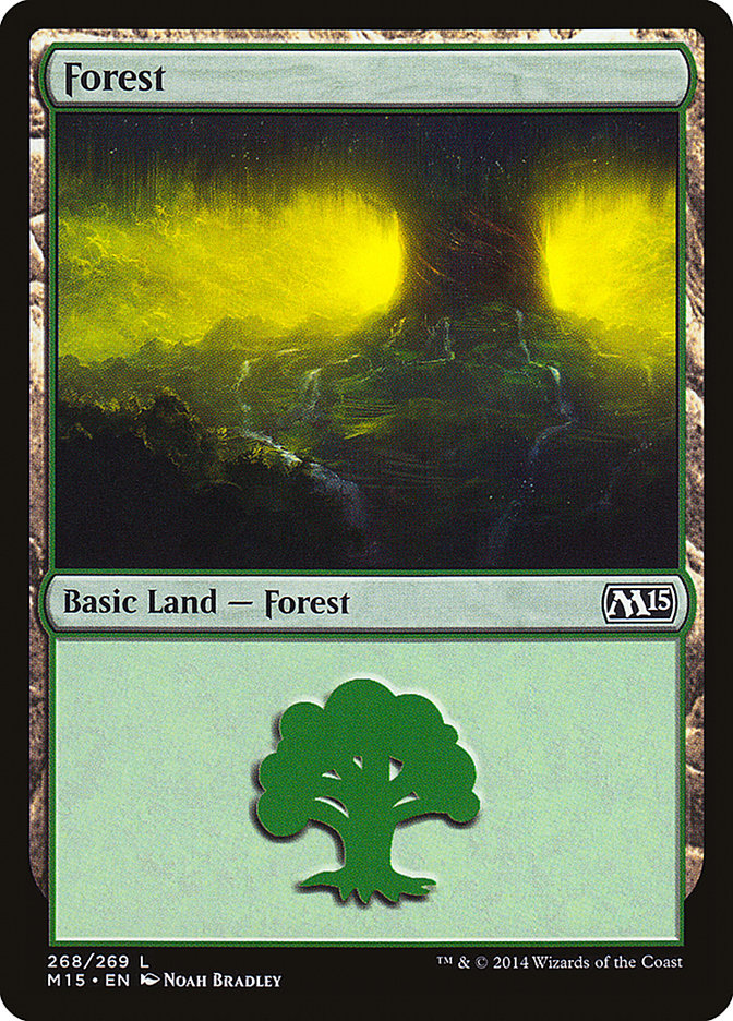 Forest (268) [Magic 2015] | Card Merchant Takapuna
