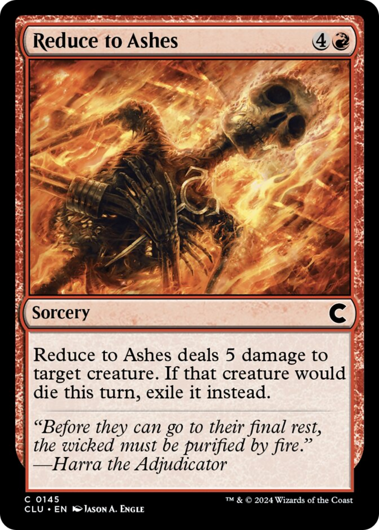 Reduce to Ashes [Ravnica: Clue Edition] | Card Merchant Takapuna