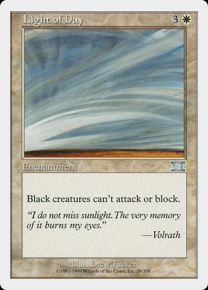Light of Day [Classic Sixth Edition] | Card Merchant Takapuna