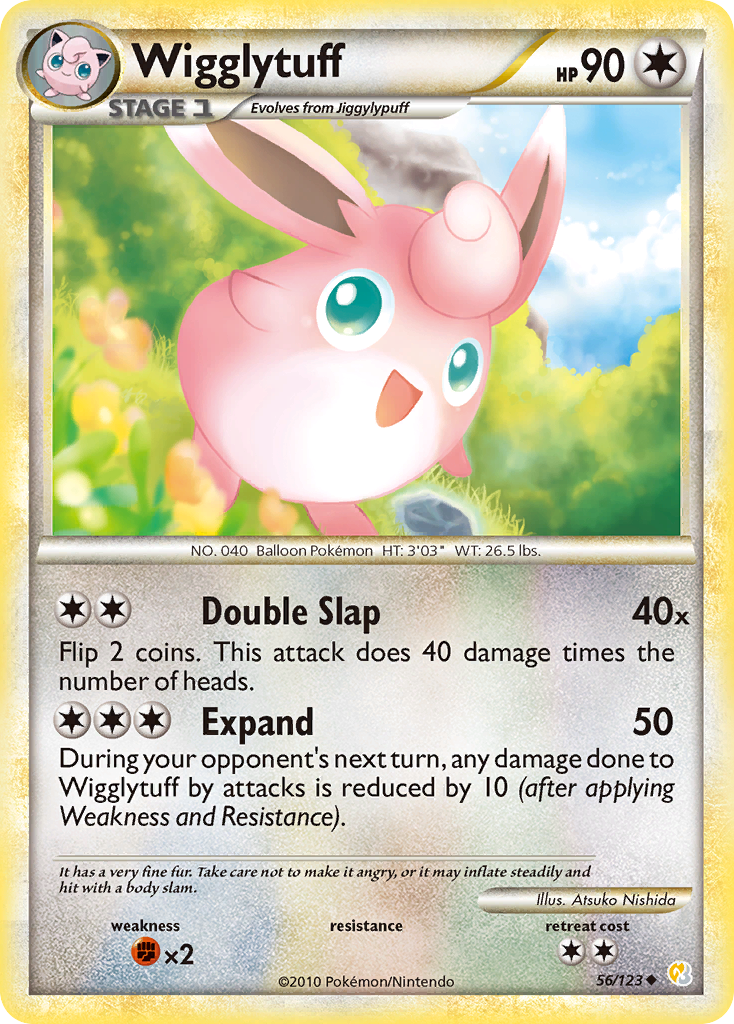 Wigglytuff (56/123) [HeartGold & SoulSilver: Base Set] | Card Merchant Takapuna