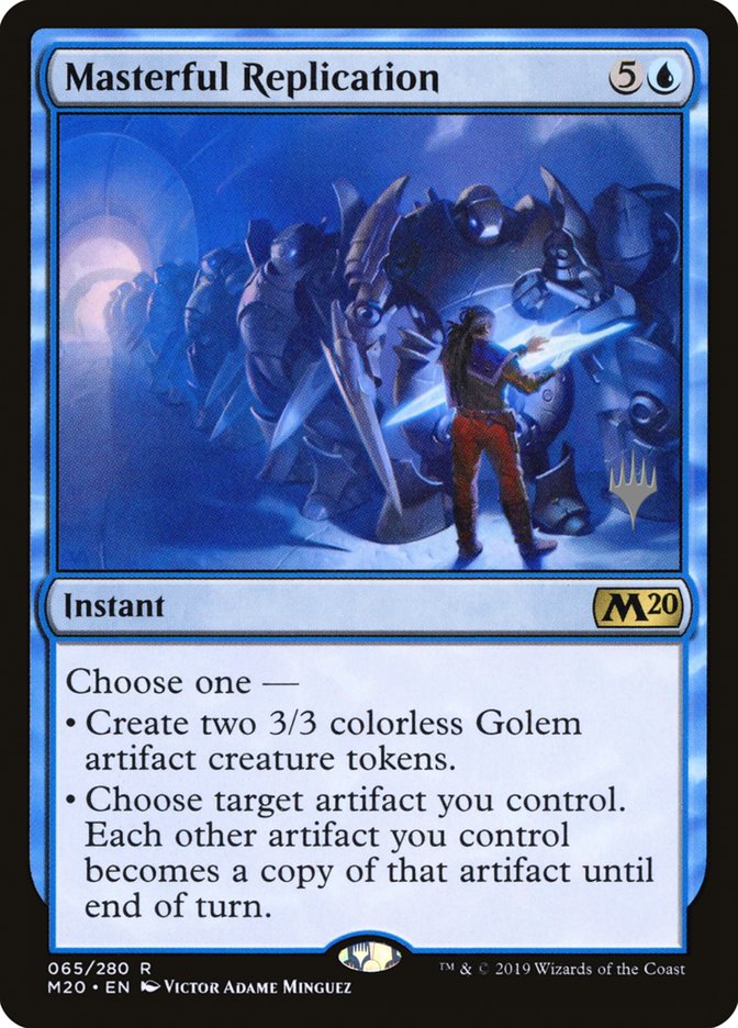 Masterful Replication (Promo Pack) [Core Set 2020 Promos] | Card Merchant Takapuna