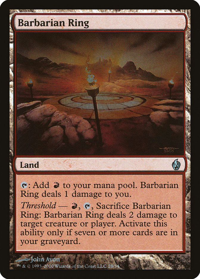 Barbarian Ring [Premium Deck Series: Fire and Lightning] | Card Merchant Takapuna