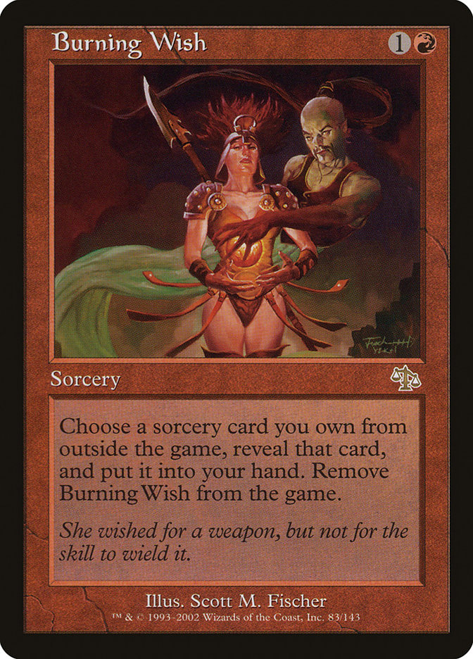 Burning Wish [Judgment] | Card Merchant Takapuna