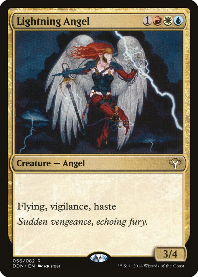 Lightning Angel [Duel Decks: Speed vs. Cunning] | Card Merchant Takapuna