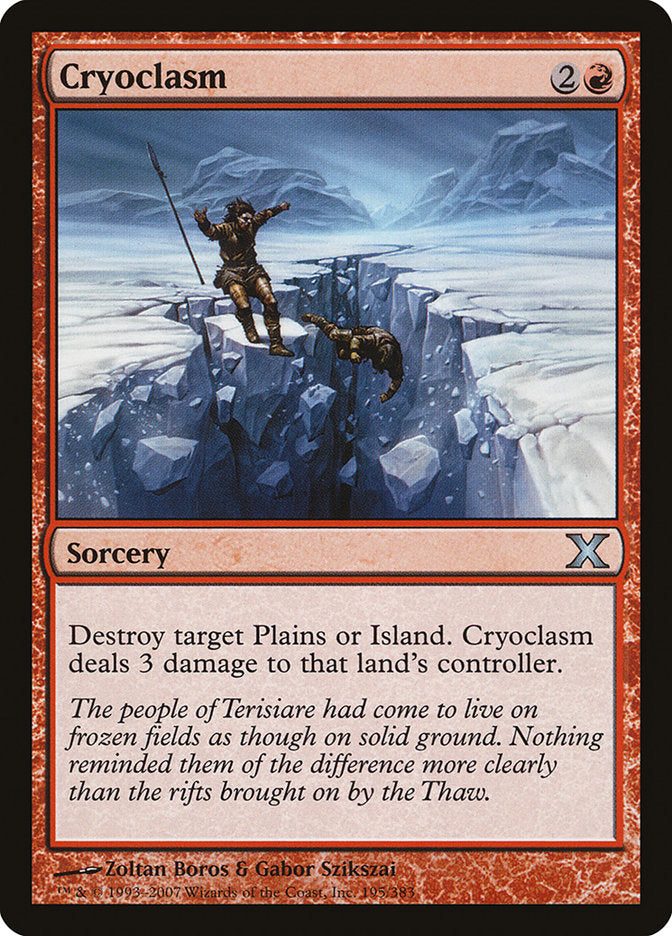 Cryoclasm [Tenth Edition] | Card Merchant Takapuna