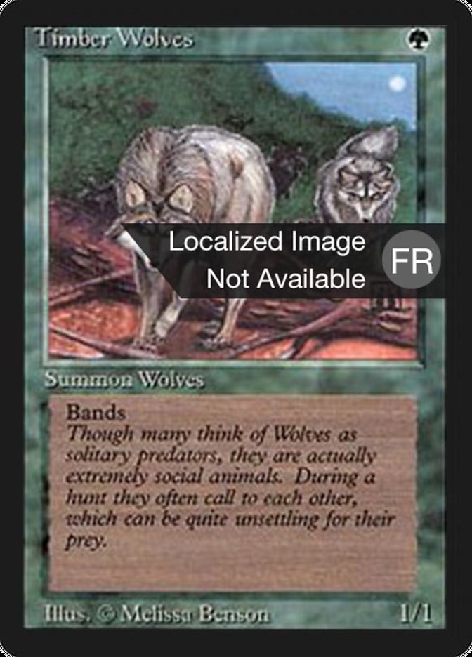 Timber Wolves [Foreign Black Border] | Card Merchant Takapuna