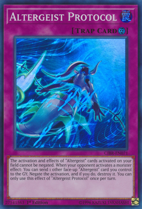 Altergeist Protocol [CIBR-EN071] Super Rare | Card Merchant Takapuna