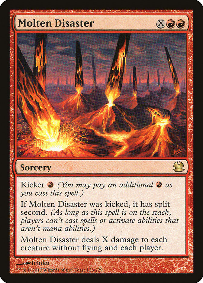 Molten Disaster [Modern Masters] | Card Merchant Takapuna