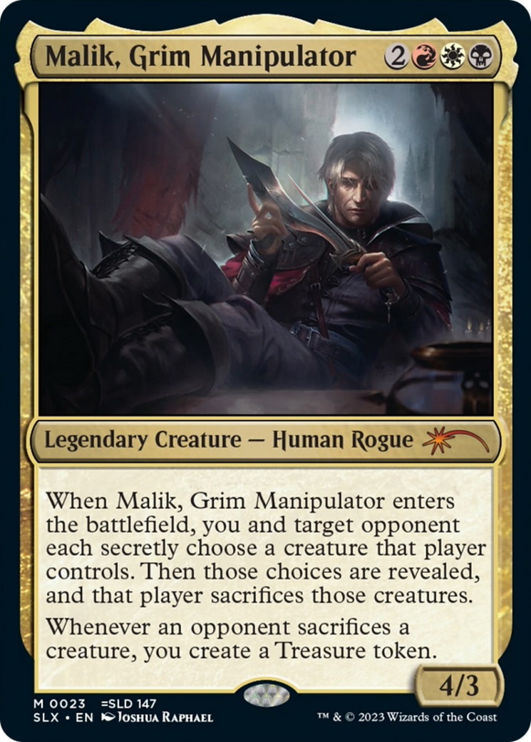Malik, Grim Manipulator [Secret Lair: Universes Within] | Card Merchant Takapuna