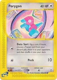 Porygon (103a) (103a) [Aquapolis] | Card Merchant Takapuna