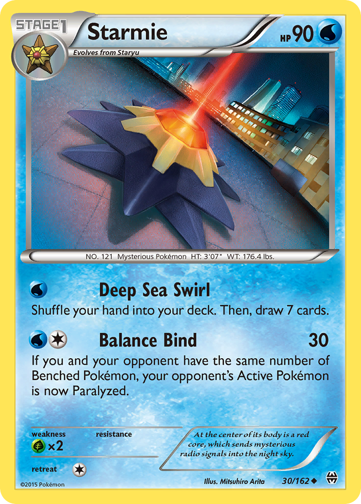 Starmie (30/162) [XY: BREAKthrough] | Card Merchant Takapuna