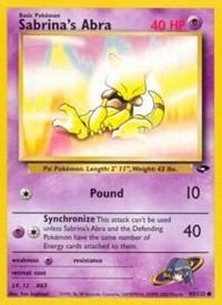 Sabrina's Abra (93) (93) [Gym Challenge] | Card Merchant Takapuna