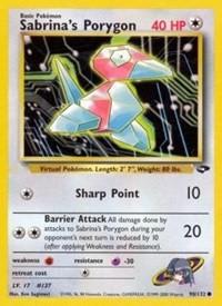 Sabrina's Porygon (98) [Gym Challenge] | Card Merchant Takapuna