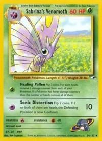 Sabrina's Venomoth (34) [Gym Heroes] | Card Merchant Takapuna
