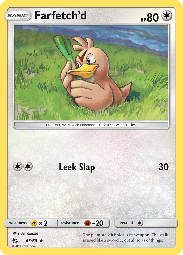 Farfetch'd (45/68) [Sun & Moon: Hidden Fates] | Card Merchant Takapuna