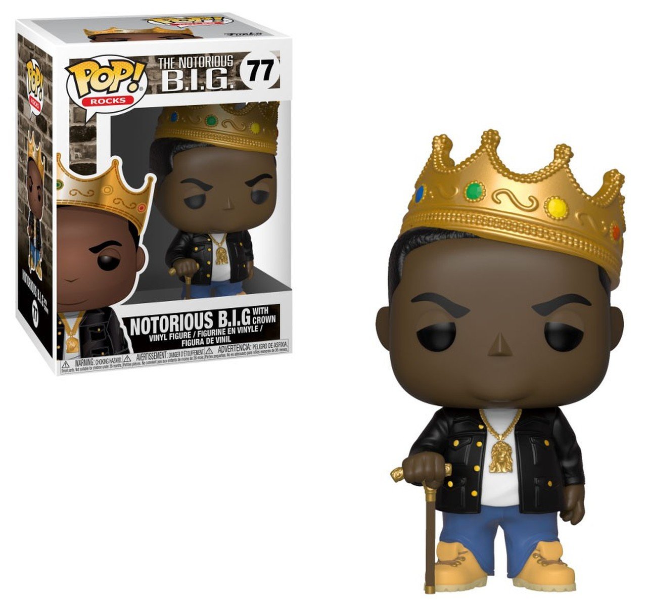 Notorious B.I.G (With Crown) Pop! 77 | Card Merchant Takapuna
