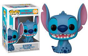 Lilo and Stitch - Sitting & Smiling Stitch Pop! 1045 | Card Merchant Takapuna