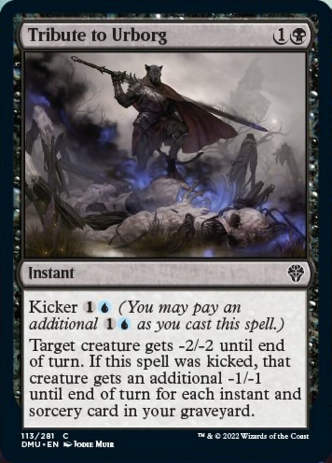 Tribute to Urborg [Dominaria United] | Card Merchant Takapuna