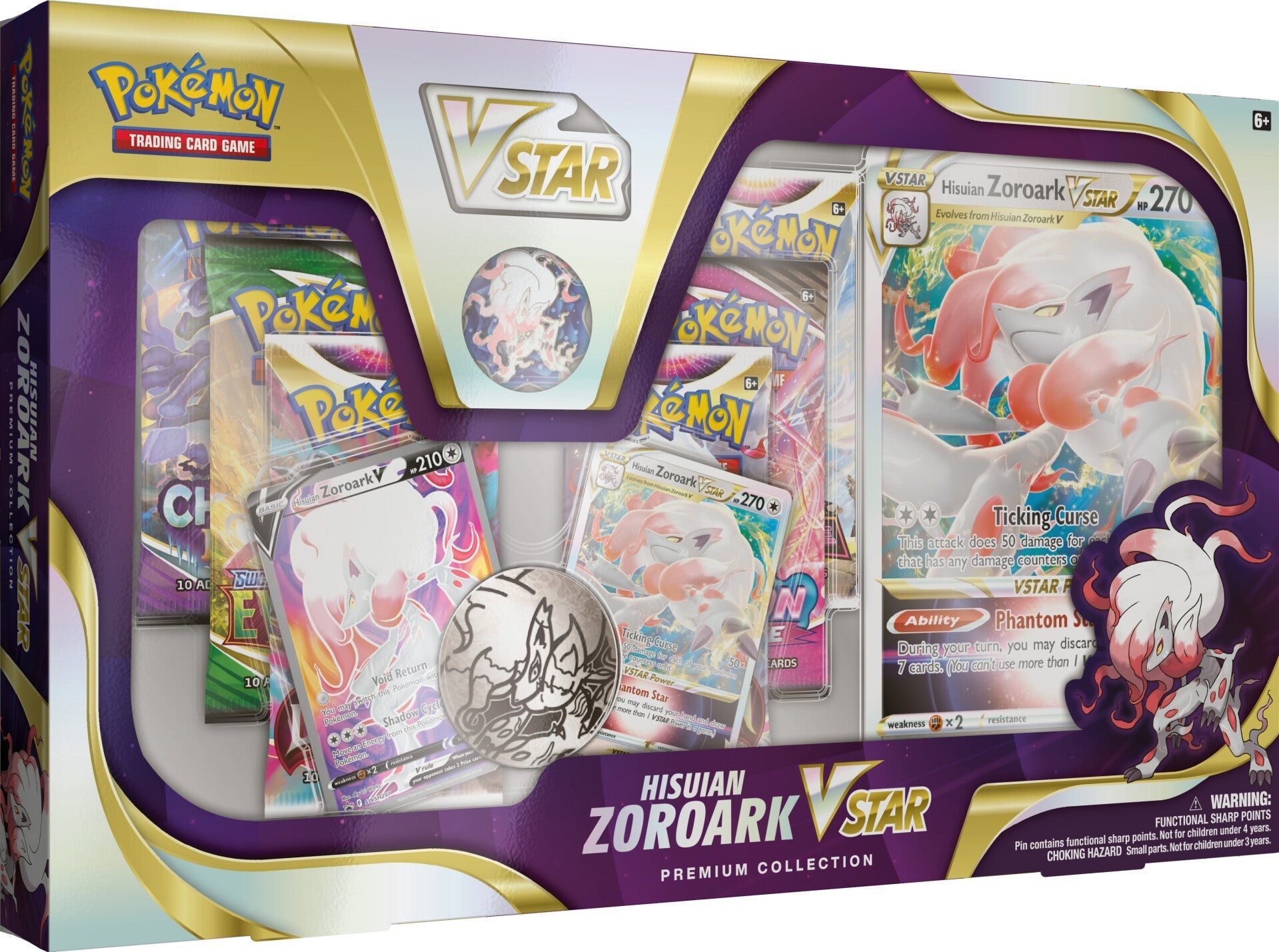 PKM Premium Collection Vstar (Hisuian Zoroark) | Card Merchant Takapuna