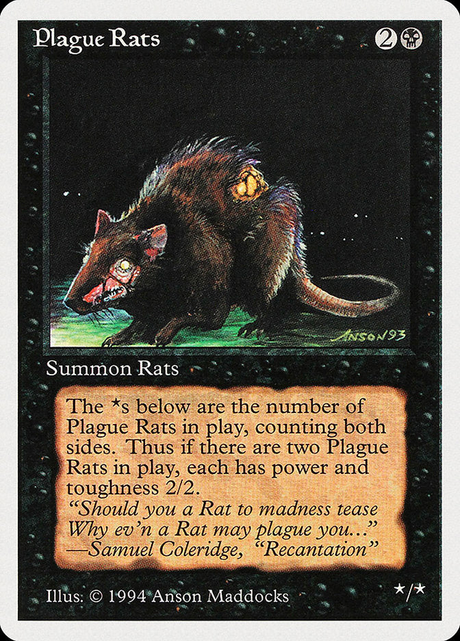 Plague Rats [Summer Magic / Edgar] | Card Merchant Takapuna