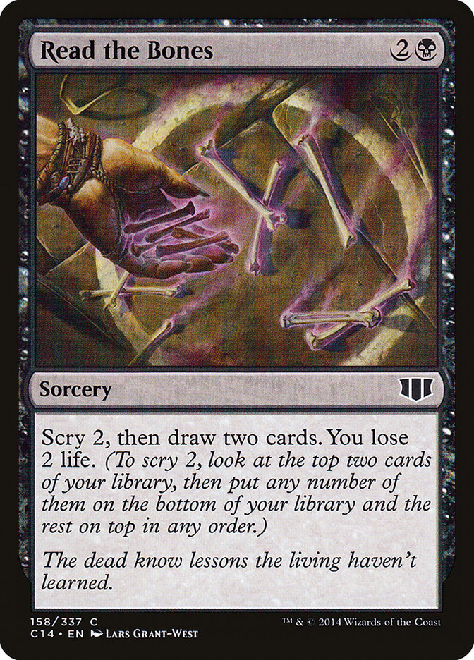 Read the Bones [Commander 2014] | Card Merchant Takapuna
