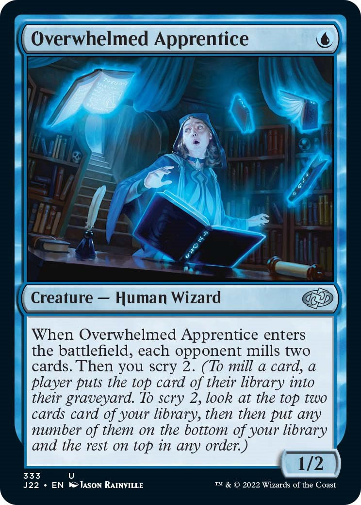 Overwhelmed Apprentice [Jumpstart 2022] | Card Merchant Takapuna