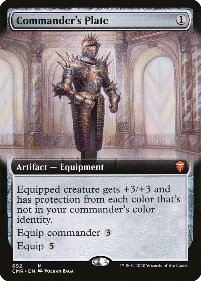 Commander's Plate (Extended Art) [Commander Legends] | Card Merchant Takapuna