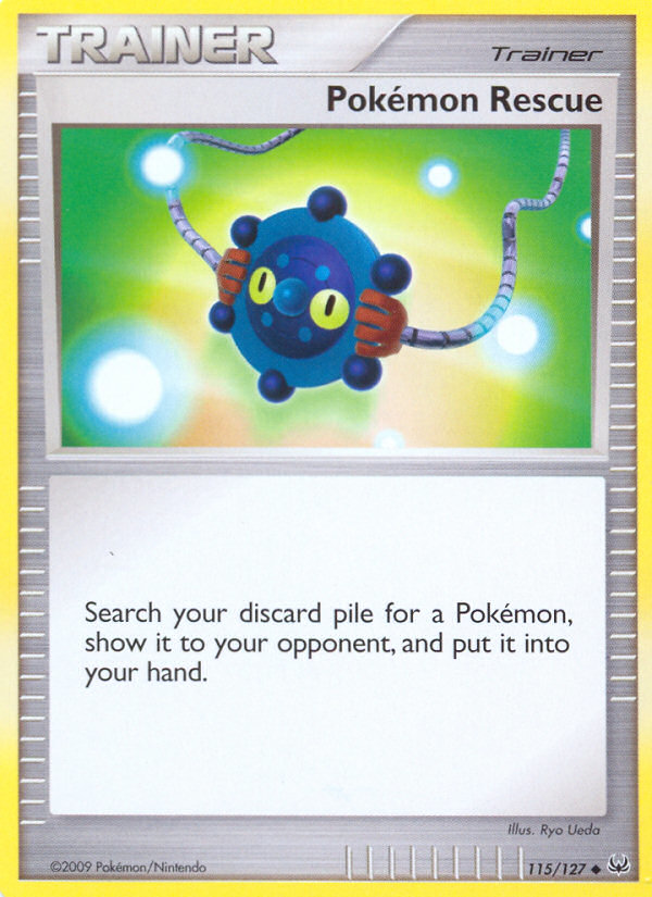 Pokemon Rescue (115/127) [Platinum: Base Set] | Card Merchant Takapuna
