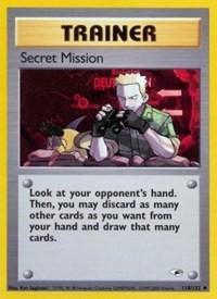 Secret Mission (118) [Gym Heroes] | Card Merchant Takapuna