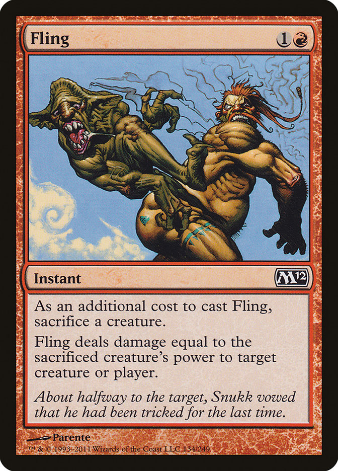 Fling [Magic 2012] | Card Merchant Takapuna