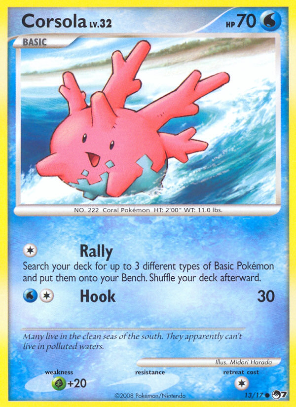 Corsola (13/17) [POP Series 7] | Card Merchant Takapuna